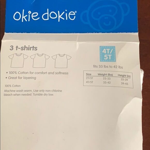 🎉Last deal 🎉Okie dokie t -shirts set 3💙 - Picture 3 of 3